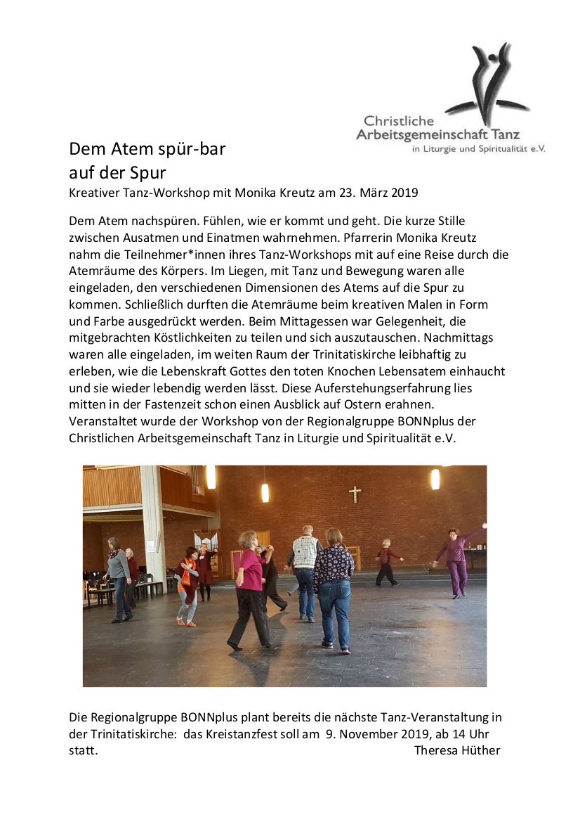 Bericht Regionalgruppe BONNplus