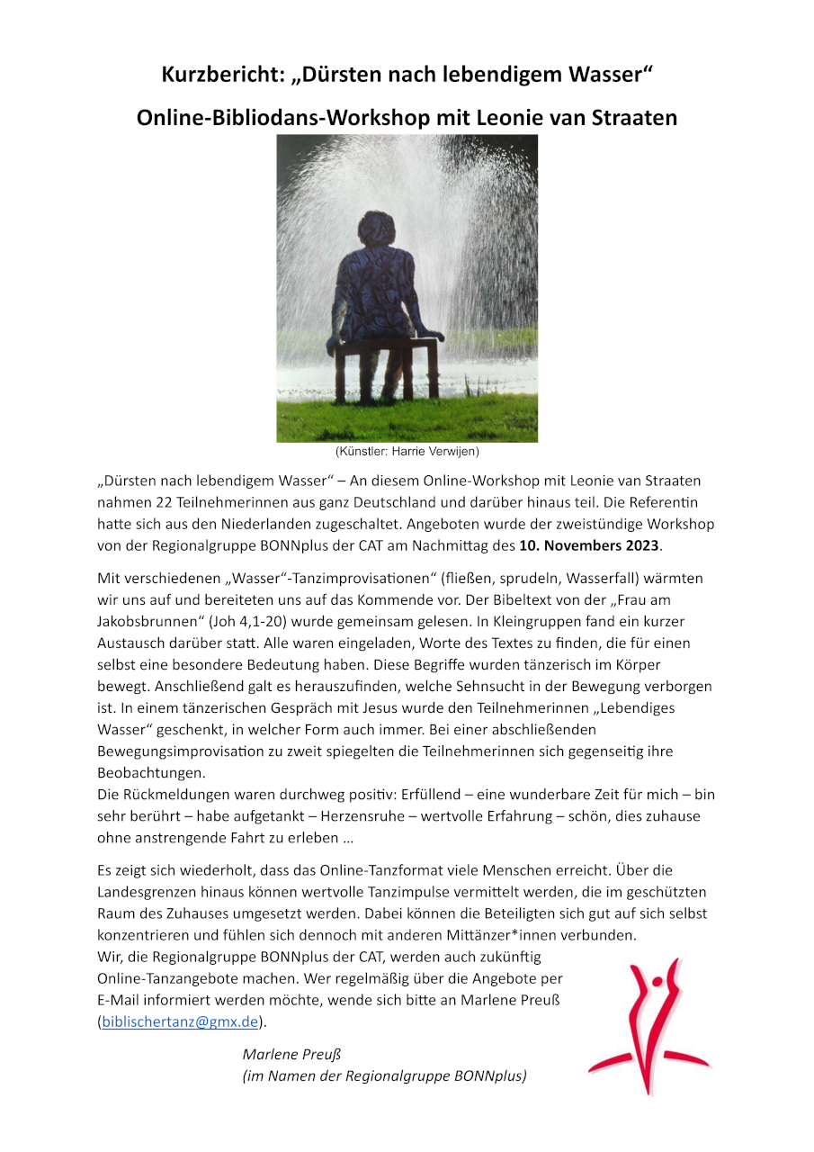 Kurzbericht BibliodansWorkshop